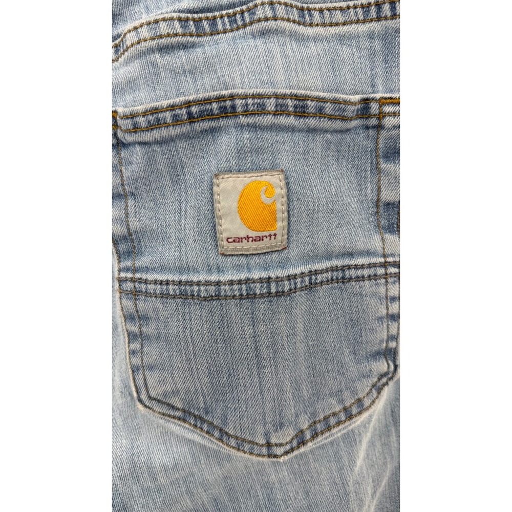 Carhartt Relaxed Fit Jeans 34x34 Light Wash Denim Good Condition - Picture 8 of 9